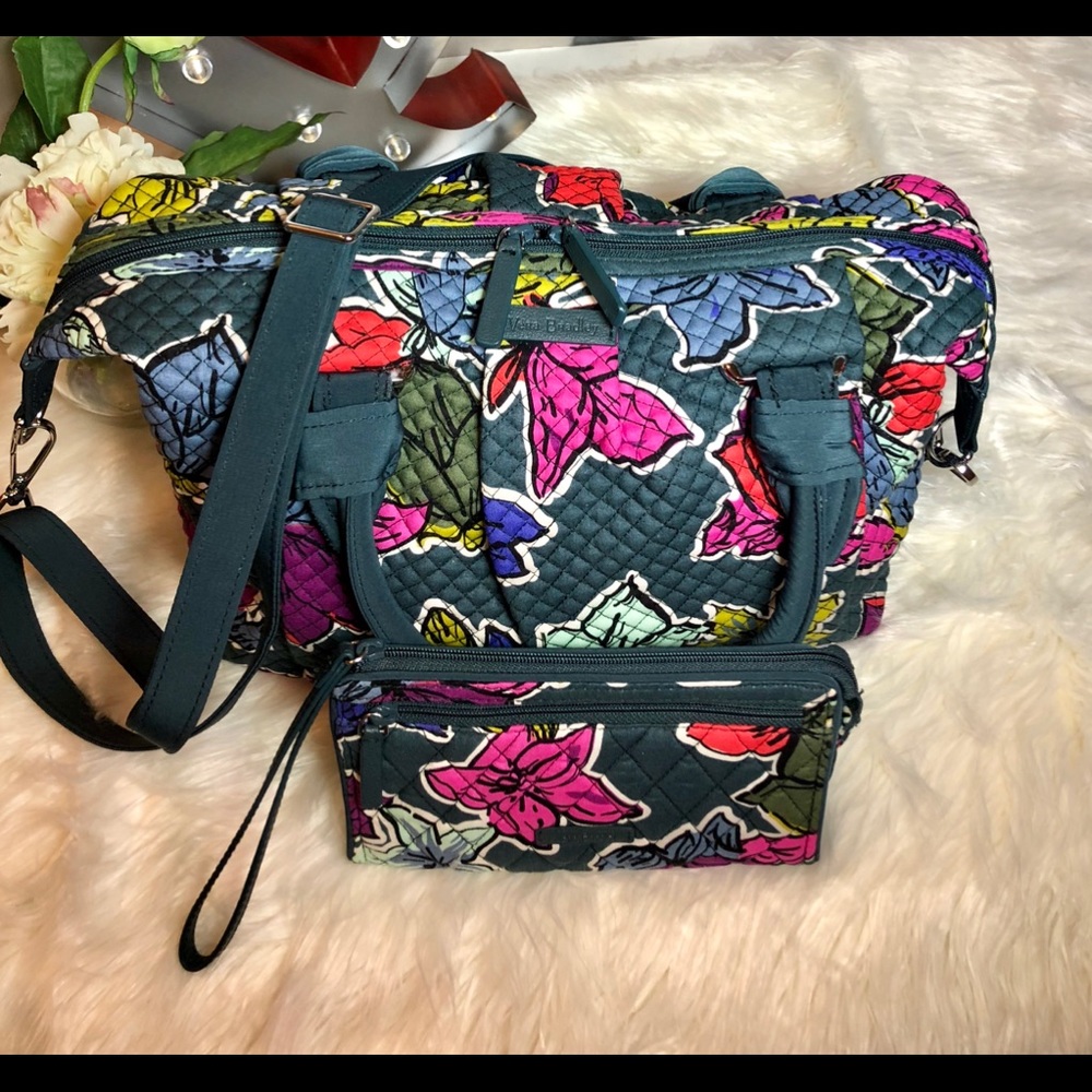 Vera Bradley Satchel/Crossbody - Picture 2 of 8